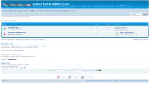 NaxiCall Pest & Wildlife Forum