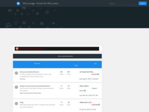 RPG Lounge - RPG Forum for RPG Lovers