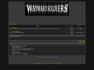 Wayward Soldiers- Slashing tires since 2006.